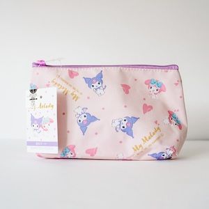 Sanrio My Melody X Kuromi Trapezoid Zip Pouch